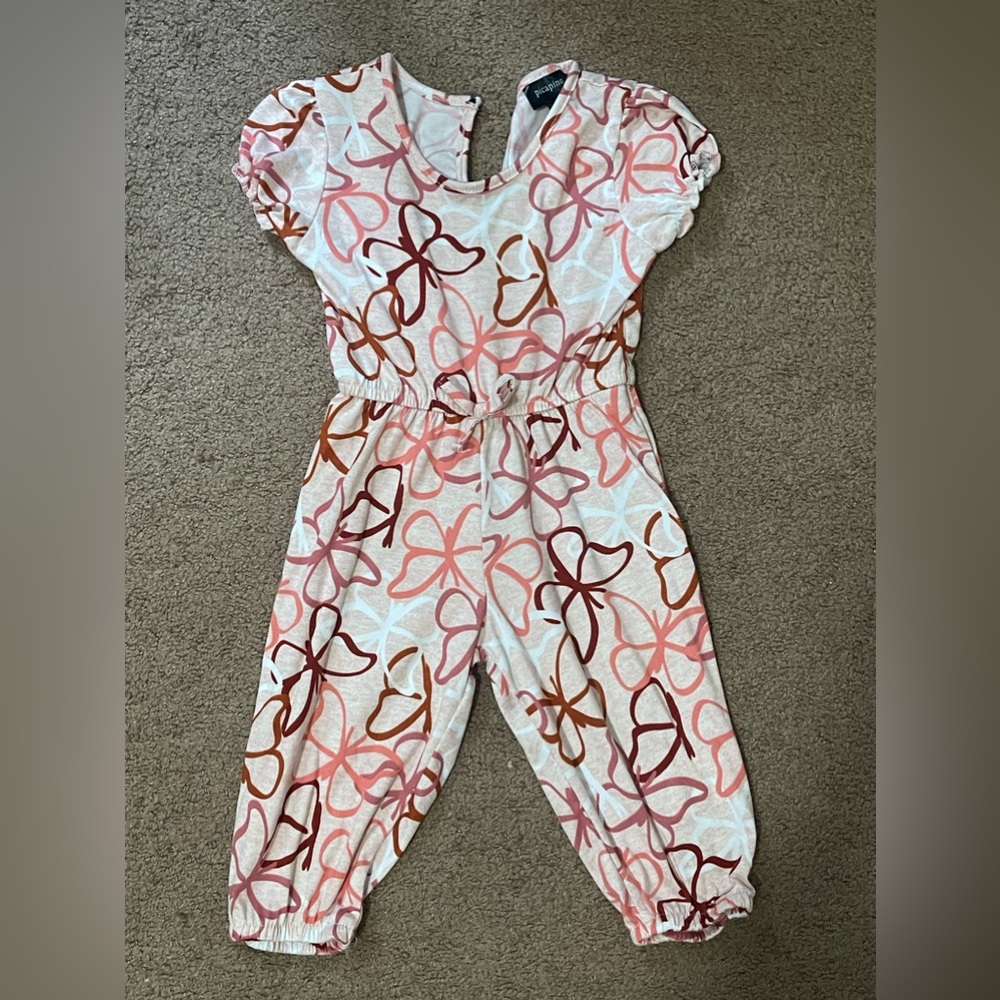 2T Summer butterfly Romper